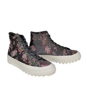 Converse Chuck Taylor All-Star Parkway Floral High Top Lugged Soles, Women's 8.5